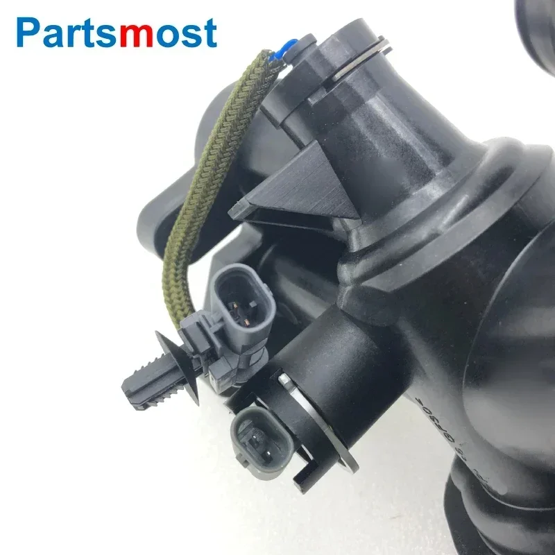 2.0L Turbo Diesel Coolant Thermostat LR105975 JDE40346 LR073694 For Range Rover Evoque 2012- Discovery Sport Jaguar E-Pace