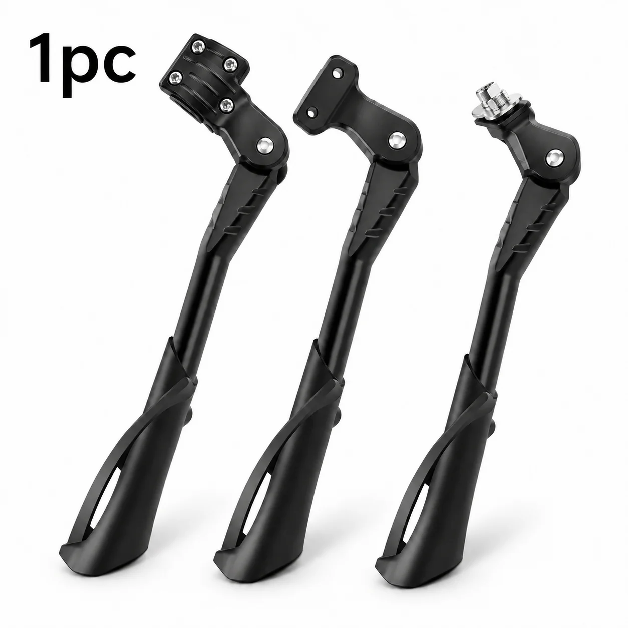 Heavy Duty Aluminum Alloy Adjustable Bike Kickstand with Anti-Slip Design