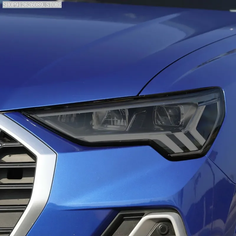 

Car Headlight Protective Film Taillight Smoked Black Tint Wrap Vinyl Transparent TPU Sticker For Audi Q3 RSQ3 F3 2019 2020 2021