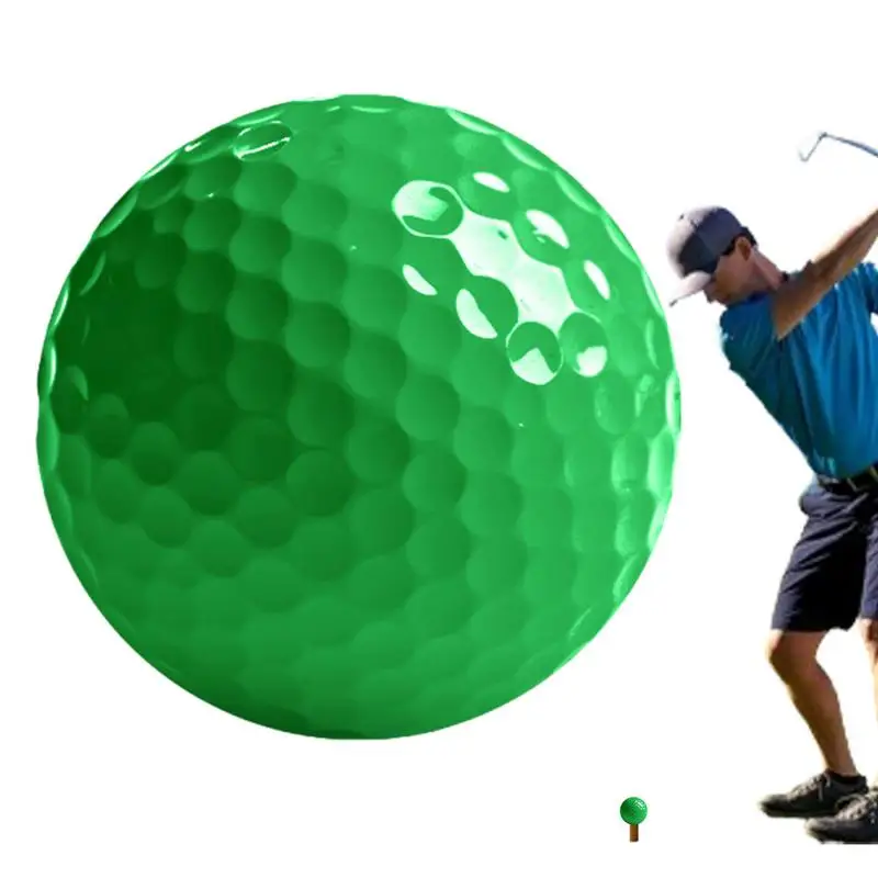 Neon Color Golf Balls Golf Extreme Distance Double-layer Ball Professional Practice Golf Balls outdoor Indoor Training Balls