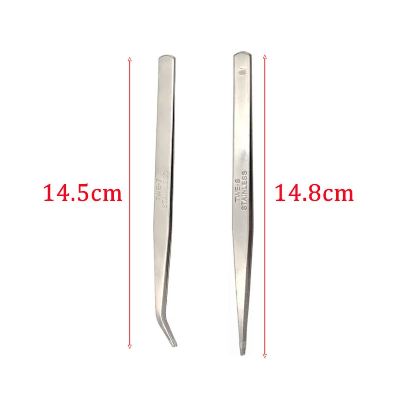 Buy TWE6 Sewing Machine Overlocker Stainless Steel Treading Tweezers In - Foto 9