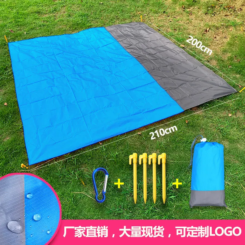 2x21cmLargeWaterproofBeachMatAntisandBlanketFoldingCamping