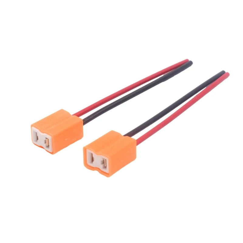 

Y1UB 2-проводная лампа для фар, керамическая розетка, разъем, керамический адаптер для фар H7, ремонтная вилка, сменный