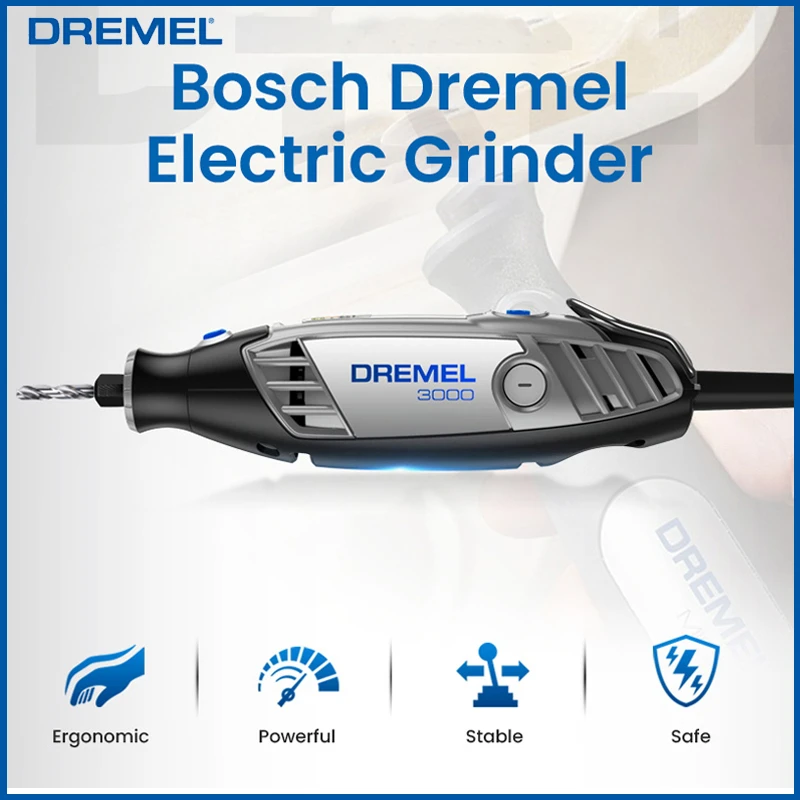 Dremel 3000 szlifierka obrotowa narzędzia zestaw elektryczny młynek wiertarka 6 biegów prędkości do grawerowania cięcia szlifowanie| - AliExpress