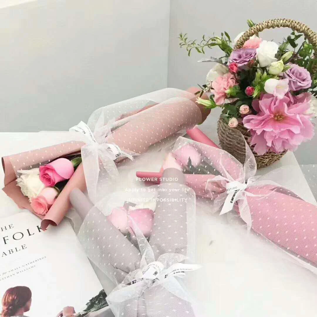 Carta da regalo per Bouquet di fiori, carta da imballaggio floreale  traforata in rete Jacquard, forniture floreali per fiori freschi, forniture per  fioristi - AliExpress