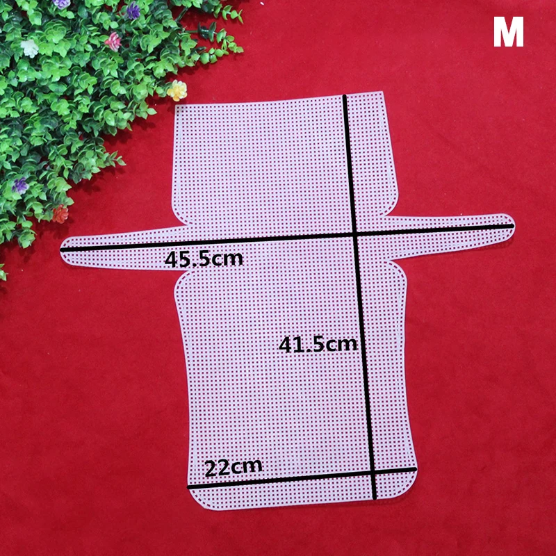 Auxiliary Knitting & Weaving Plastic Mesh Sheet Chenille Gold Velvet DIY Bag Accessories Knit Helper Plastic Mesh Sheet