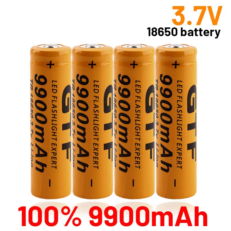 Durable 9900 mAh 18650 lithium battery rechargeable MAH 3.7 V strong light flashlight | Электроника