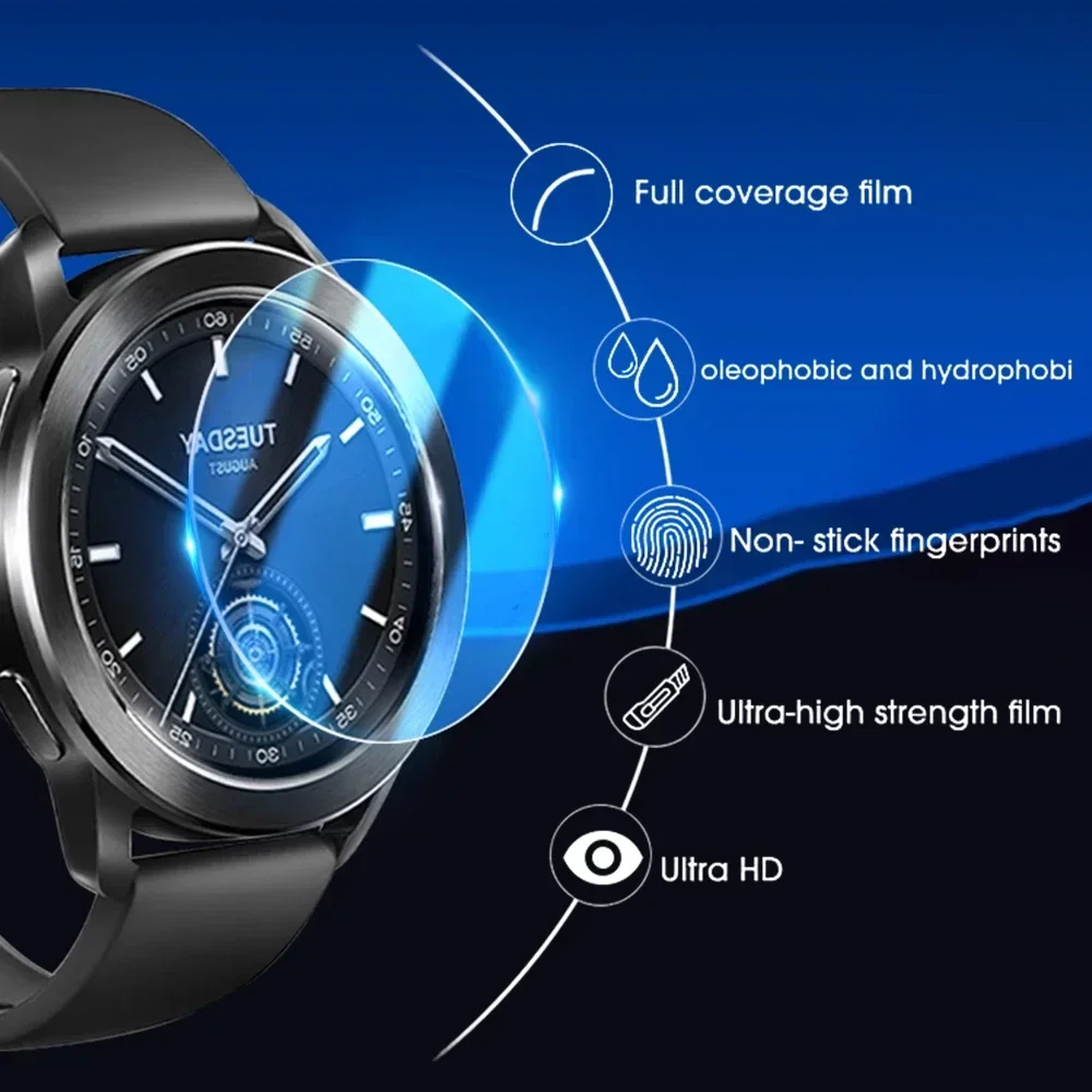 Premium Tempered Glass Screen Protector for Smartwatches - Anti-scratch Protective Film Cover (1 or 10 Pack)