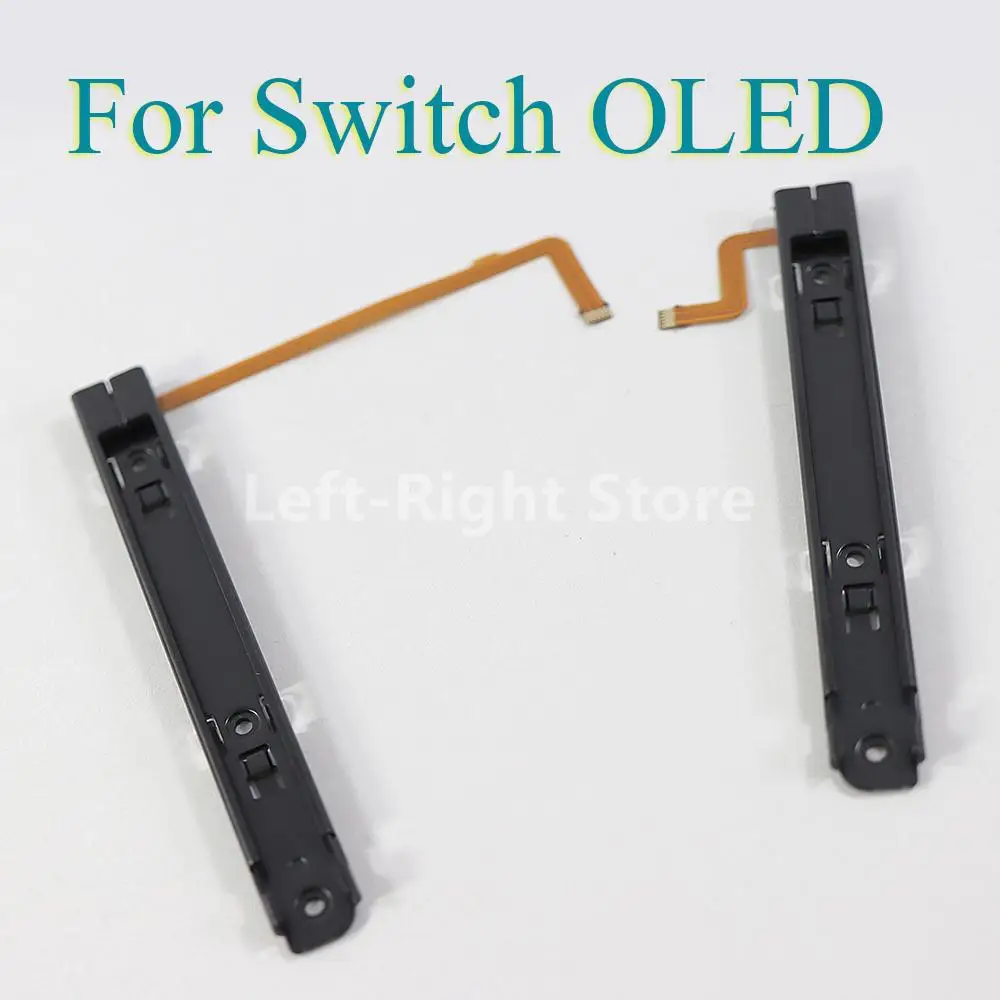 Parte Di Ricambio Da 6 Pezzi Guida Di Scorrimento Destra E Sinistra Con Parte Di Fissaggio Del Cavo Flessibile Per Console Oled Nintendo Switch Ns Reb