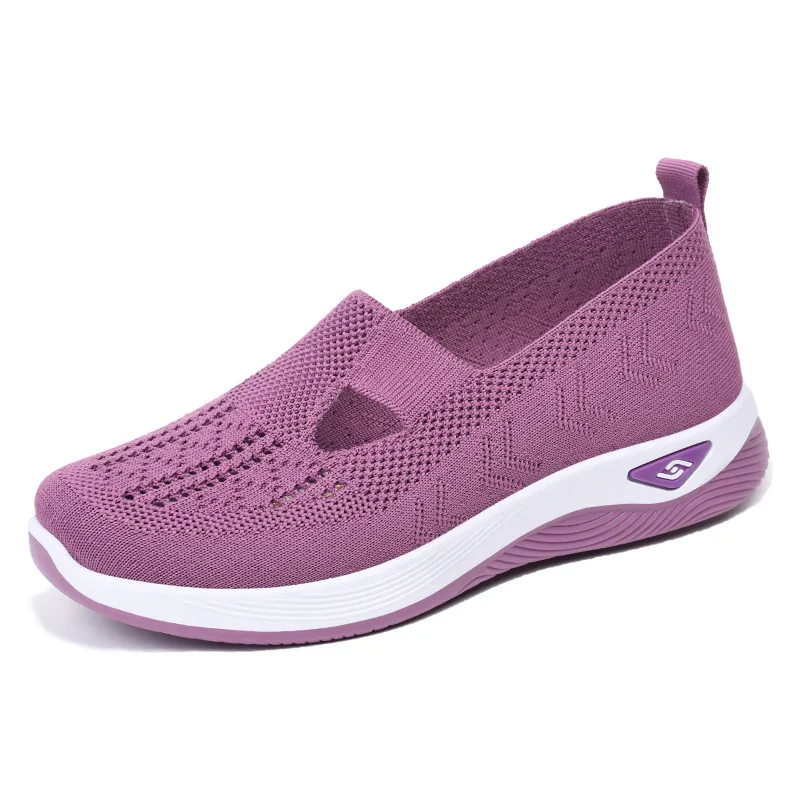 New Fashion Mesh Shoes Women Shoes Mesh Sports Shoes Breathable Flats Soft Sole Casual Sneakers 4