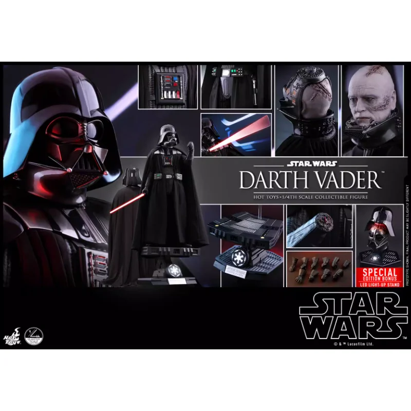 

HOTTOYS HT QS013 1/4 Star Wars 6 Return of The Jedi Darth Vader Action Figure Model Hobbies Collection