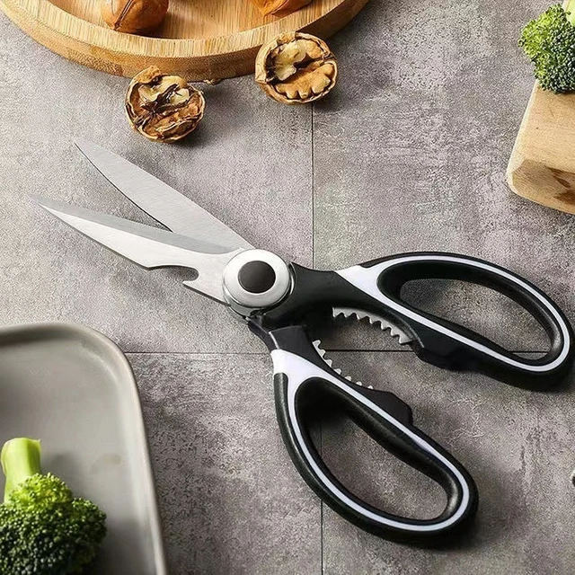 Kitchen Multifunctional Strong Scissors Household All-steel Kitchen Special  Stainless Steel Scissors - AliExpress