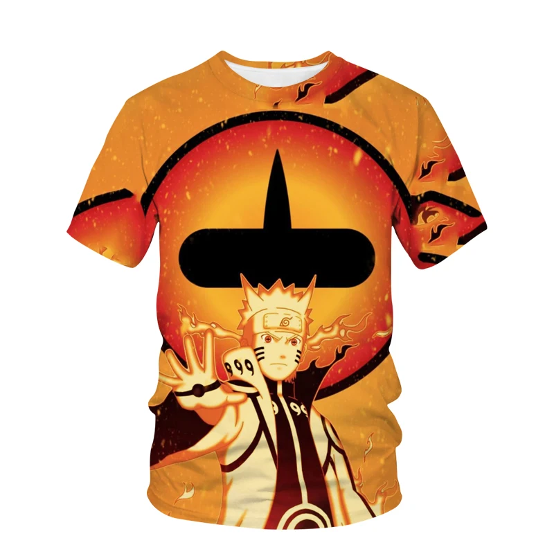 Anime naruto 3d impresso t-shirts harajuku das mulheres masculinas