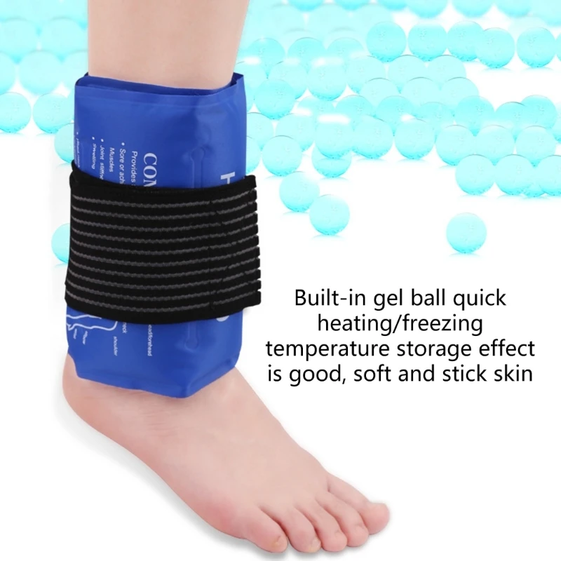 Ice Pack for Injuries Reusable Hot and Cold Gel Pack Shoulder Knee Back Ankle Arm Discomfort Sport Therapy Recovery