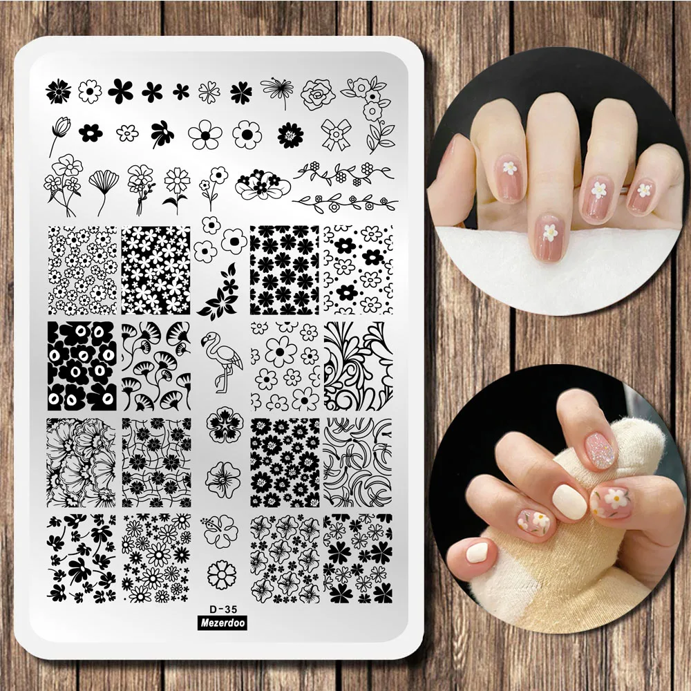 1pc Xl Plus Nail Stamping Plates French Tip Line Lady Face Geometric Nail  Art Stamping Template Stainless Steel Stencil Tools#ax - Nail Templates -  AliExpress