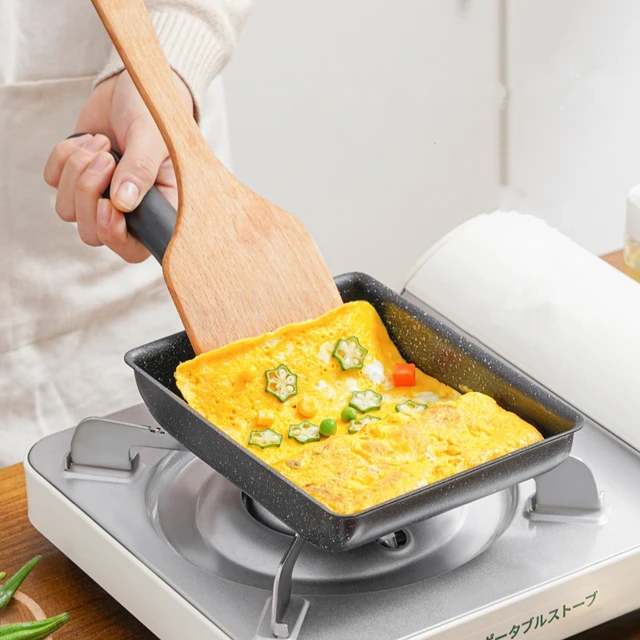 Nonstick Frying Pan Flat Bottom Pan Omelette Pan Durable Cooking Pots  Cookware - AliExpress