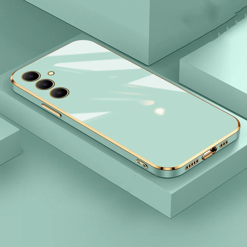 Luxury Plating Soft Silicone Phone Case Cover