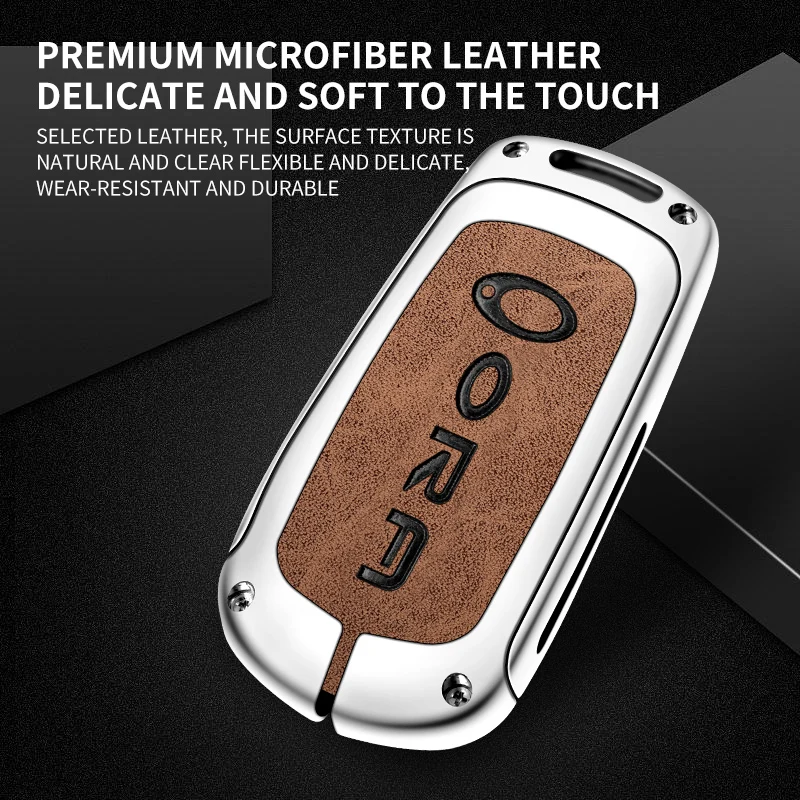 Zinc Alloy Car Key Case Cover for Great Wall Ora Good Cat GT Lightning Cat Ballet Protection Keychain Keyless Accessories key case key case cover car key shell remote control case cover