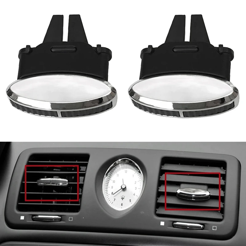 For Maserati Quattroporte Grancabrio Granturismo Car Front Rear Air Conditioning AC Vent Grille Slider Clips Repair Kit