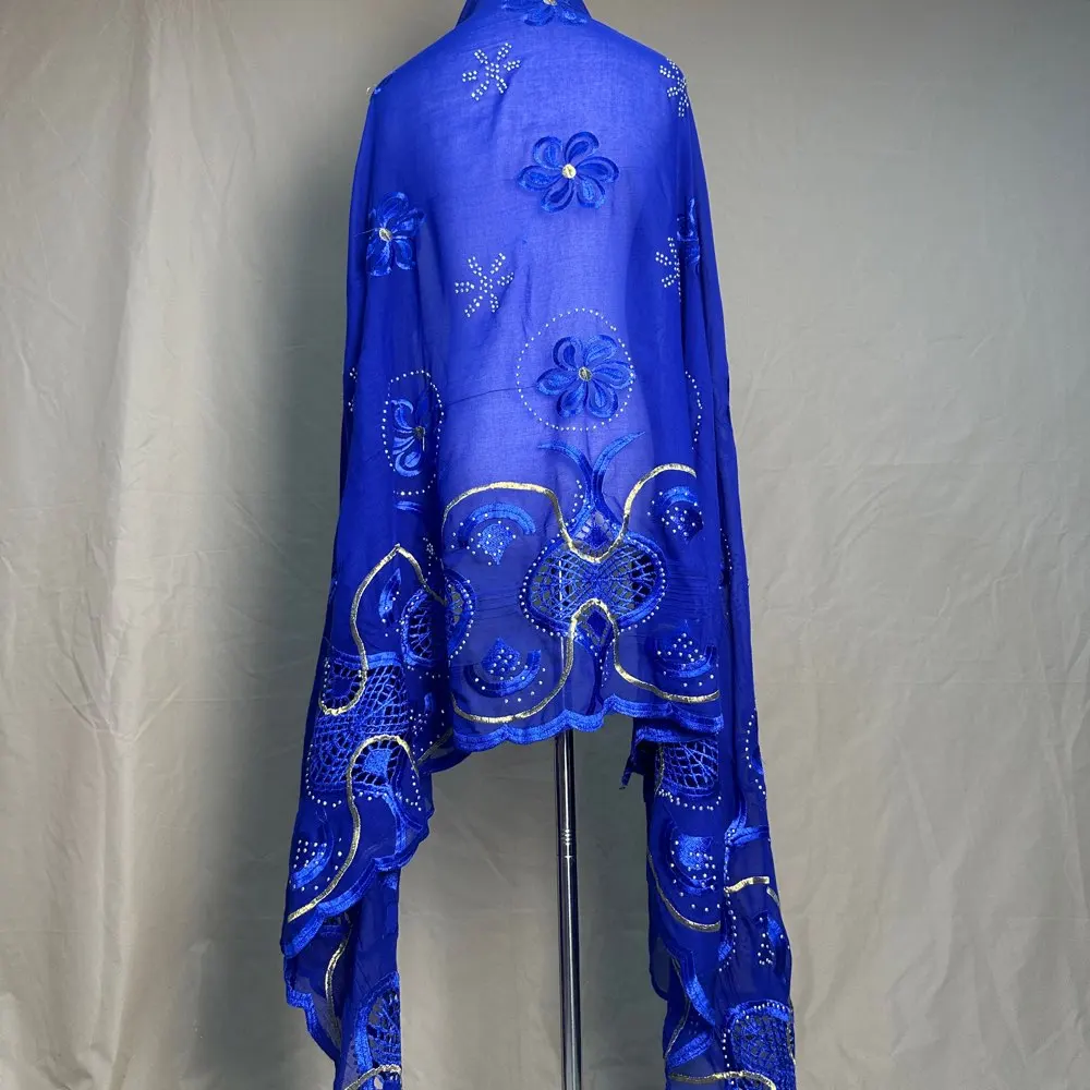 Neuer Dubai-Schal für muslimische Frauen, afrikanischer Chiffon-Großhijab, Islam-Hijab, Pashmina-Turban, Kopftuch, bestickte Schals – Detail 39