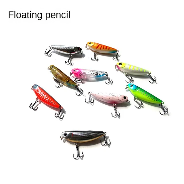 2/4/6PCS Jackall Chubby Pencil 55Mm 3.1G Top Water Fishing Lure