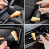 Car Air Vent Cleaning Soft Brush with Casing Car Interior Cleaning Tool Artificial Car Brush Car Crevice Dusting Car Detailing 3