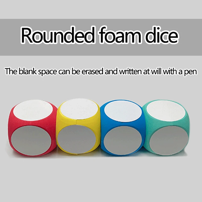 Foam Dice Board Games Foam Educational Toy Blank Puzzle Dice