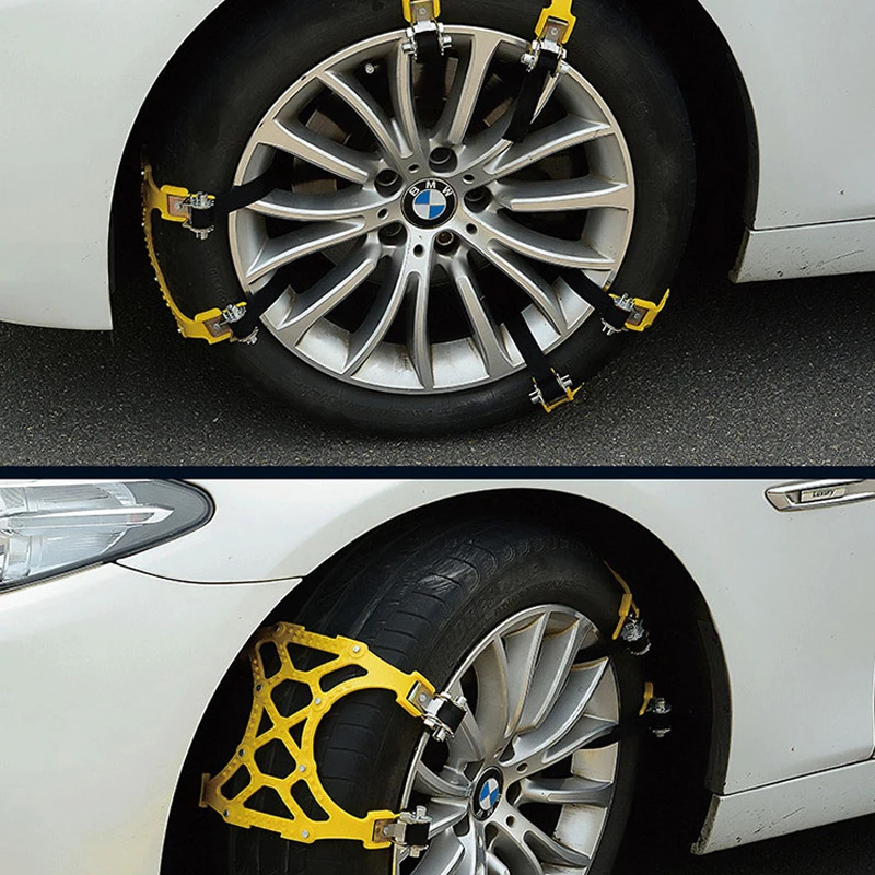 New Snow Tires Tire Chains Thickened Universal Polyurethane TPU Reinforced Emergency Snow Chain Mud Ground