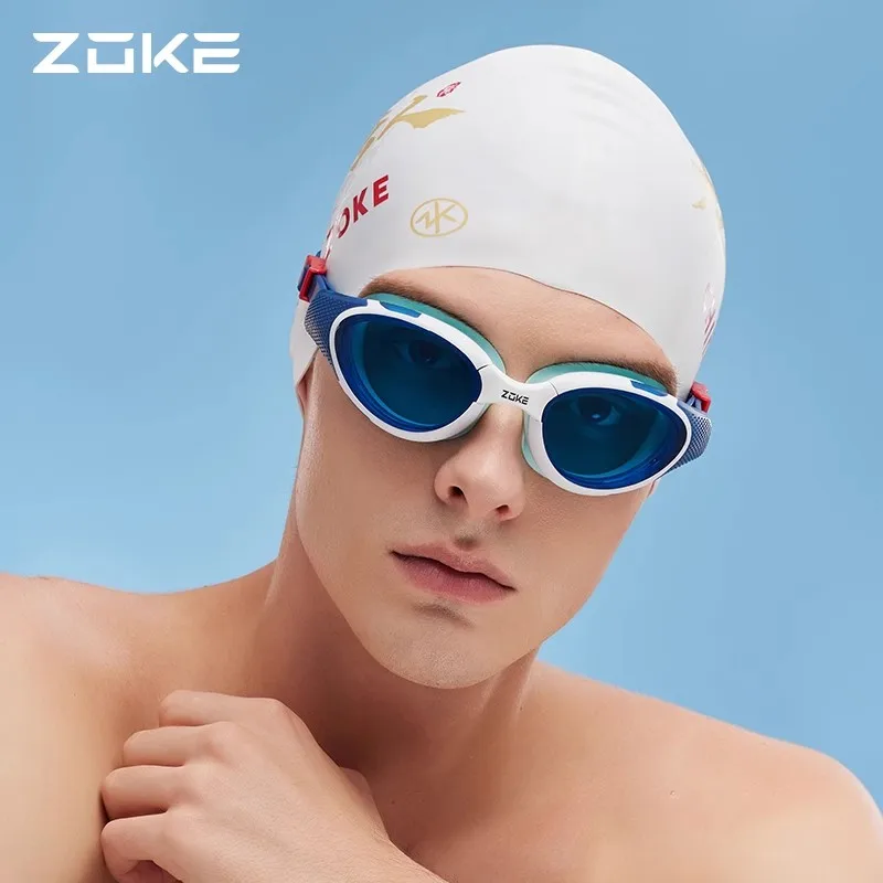 ZOKE Swimming Goggles With High Definition Waterproof And Anti Fog Features Suitable For Men Women Swimming Training