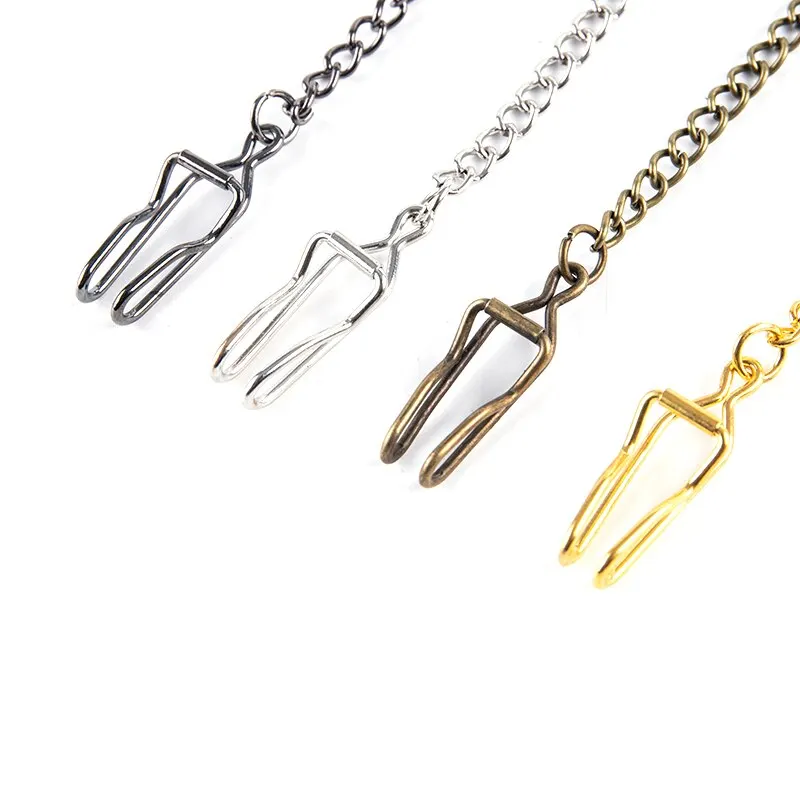 Pocket Watch Chain 1PC 37cm For Antique Quartz Vintage Pocket Watch Bronze Alloy Chain