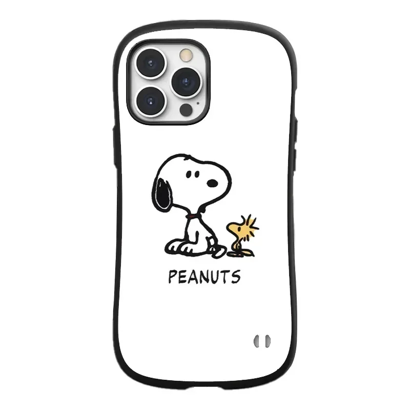 thumbnail image 1 of Funda de teléfono de línea completa Snoopy Charlie Brown para iPhone 14 13 12 11 Pro Max 14 7 8 Plus X XS Max XR Nueva funda linda de cintura delgada, 1 of 5