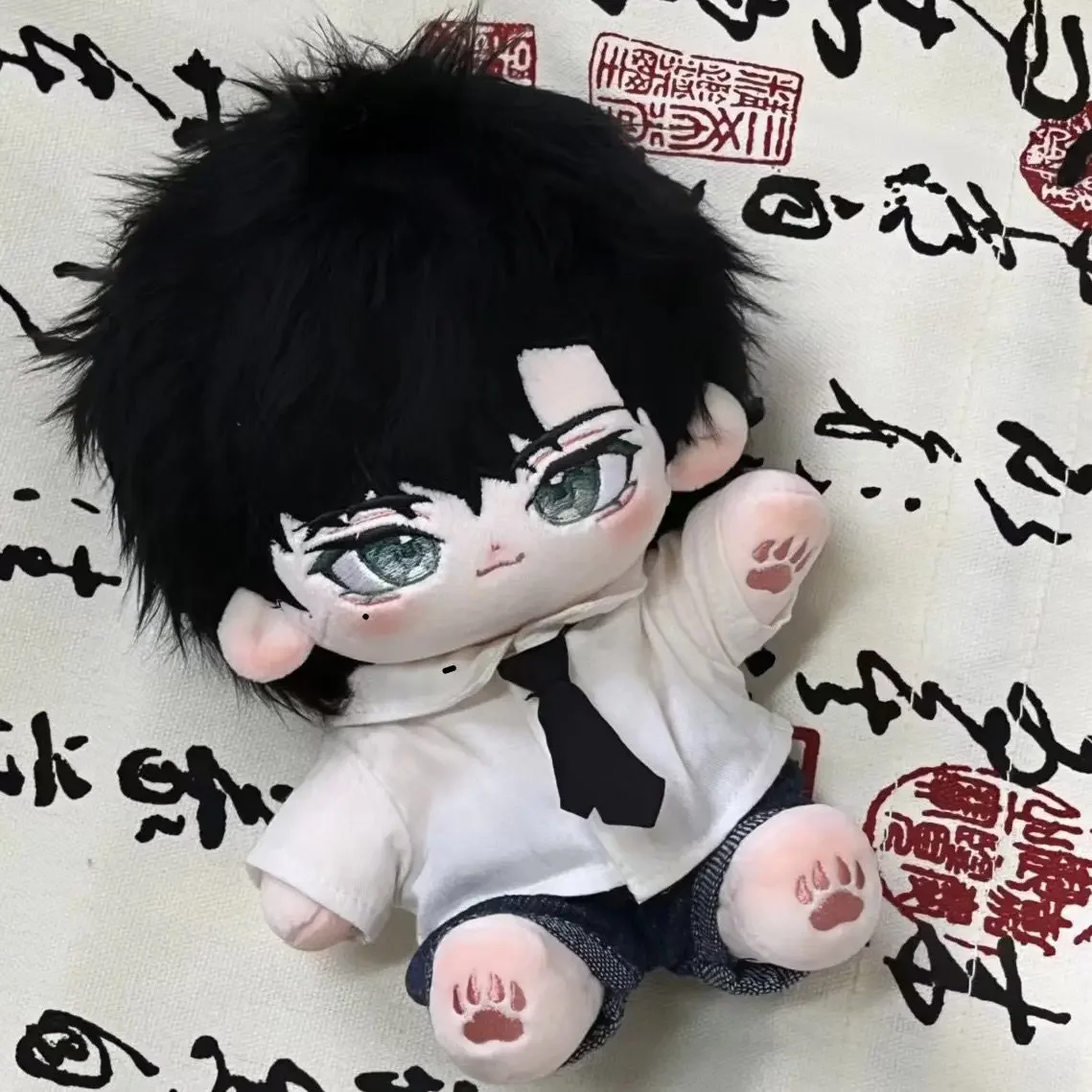 

20cm Game Handsome Boy Light and Night Osborn Lovely Plush Cotton Body Anime Dress Up Plushie Pillow Cosplay Gift
