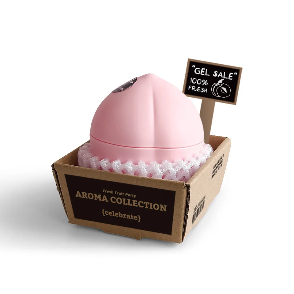 White Peach Oolong Incense Storage Box Fragrance Wardrobe Air Freshener Car Aromatherapy Cream Solid Car Ornaments