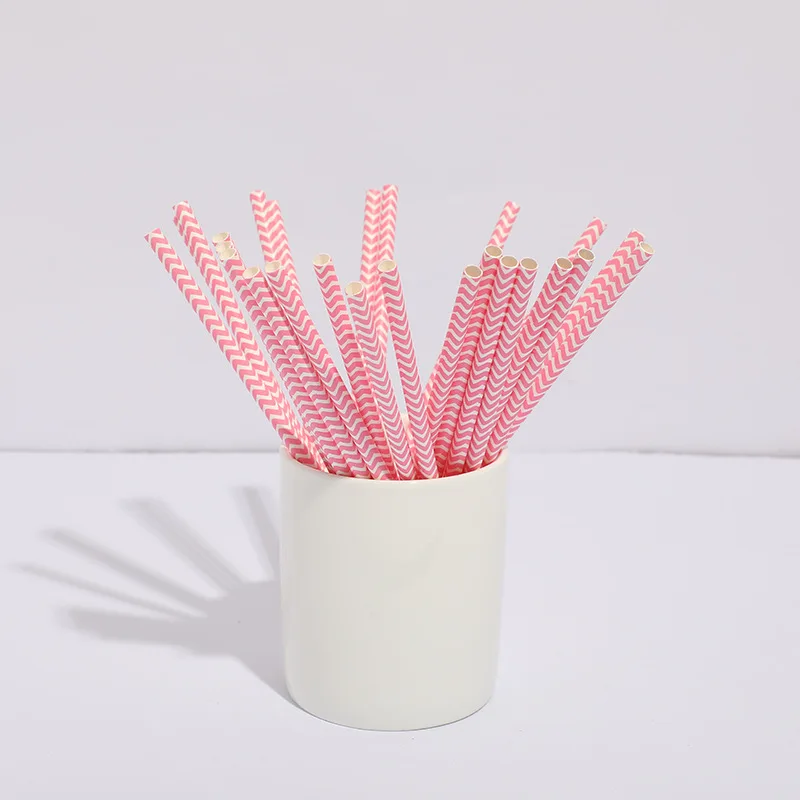 [2000Pcs] Paper Straws Smoothie Straws for Cocktail Coffee Birthday Wedding Christmas Decorations and Party Supplies
