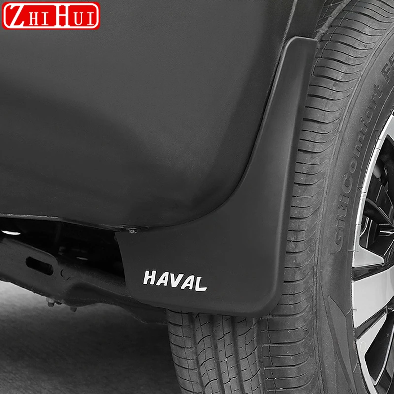 Car Mud Flaps Car Mudguard Car Wheel Fenders Fender Flares For GWM Haval Dargo Car Mudguards Plastic Fender Cover Flares Splash Guard Cover Exterior Mud Flaps