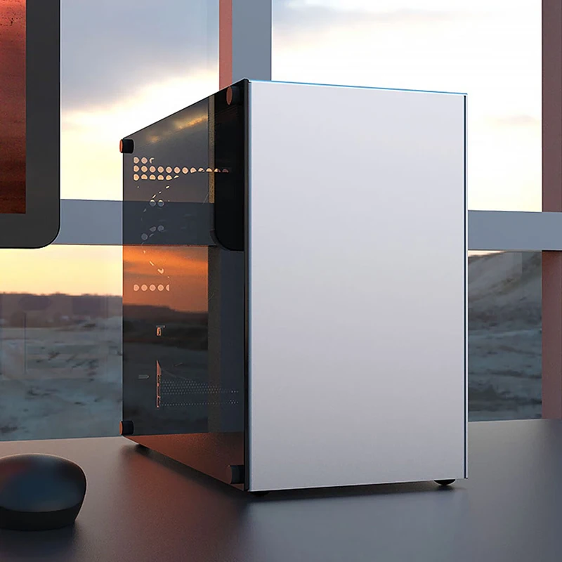 ZZAW C2 C2P M-ATX Computer Case Side Transparent MINI-ITX