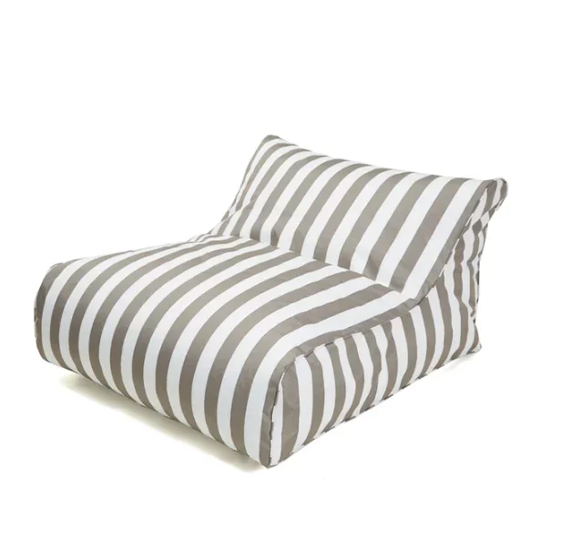 Waterproof Durable Outdoor Bean Bag Lounger Chair Luxury Anti-UV Beanbag Sun Lounge Long-Term Pool Floating Bean Bag Sofa Cover