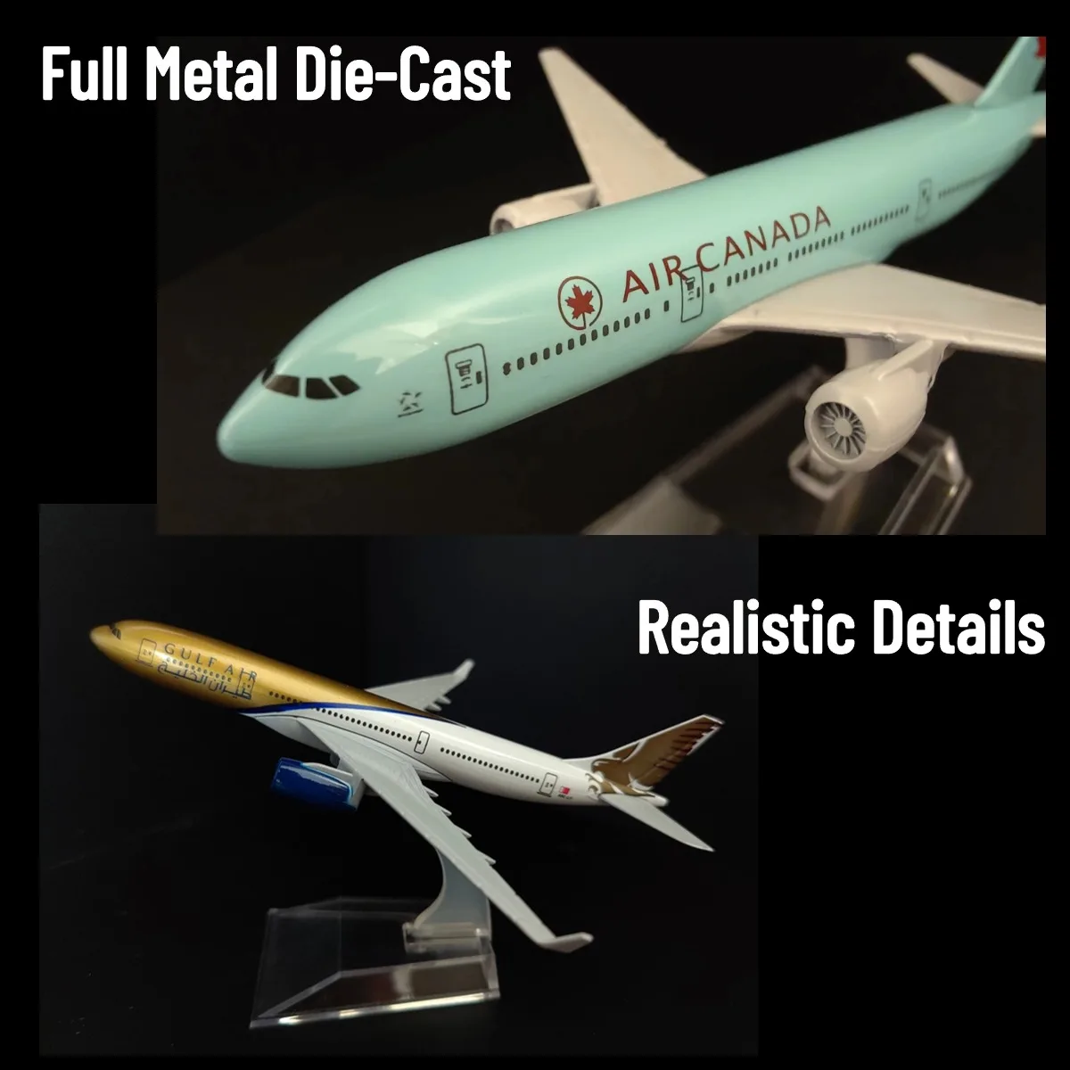 Scale 1:400 Metal Airplane Replica A320 A330 A380 B747 B777