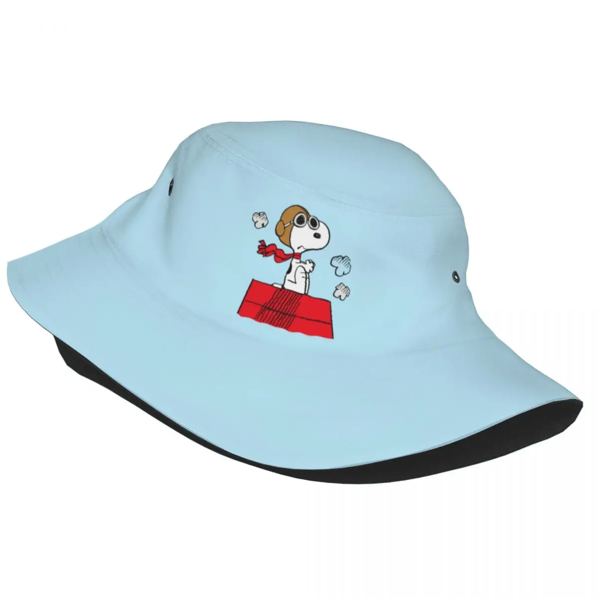 Travel Headwear Hot Snoopy Cartoons Outfits Bucket Hat Kawaii