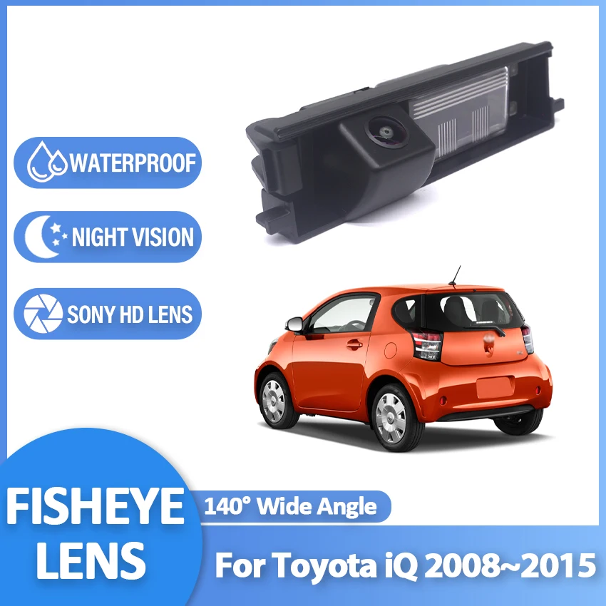 

Резервная камера заднего вида для Toyota iQ 2008 2009 2010 2011 2012 2013 2014 2015, ночное видение, Высококачественная RCA камера для номерного знака