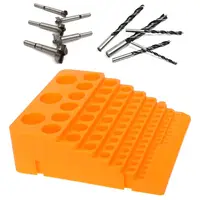 84 Holes Multifunctional Thickened Milling Cutter Reamer Drill Bit Storage Box f Dropship 1