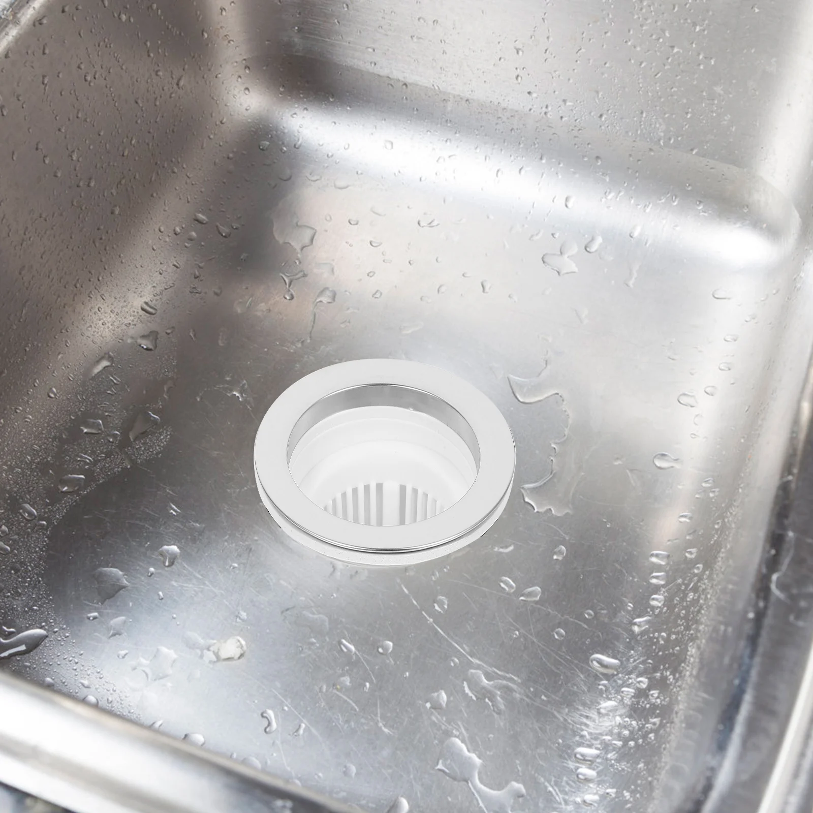 Hair Receiver Shampoo Bed Accessories Bathroom Drain Stopper Stainless Steel Cleaning Bowl Strainer 4