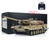 German Leopard2A7 Tongde 1/16 RC Tank Infrared Battle BB Tanks Model Electric Tank Barrel Recoil Smoking Light Sound Toy TH23299 1