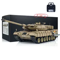 German Leopard2A7 Tongde 1/16 RC Tank Infrared Battle BB Tanks Model Electric Tank Barrel Recoil Smoking Light Sound Toy TH23299 1