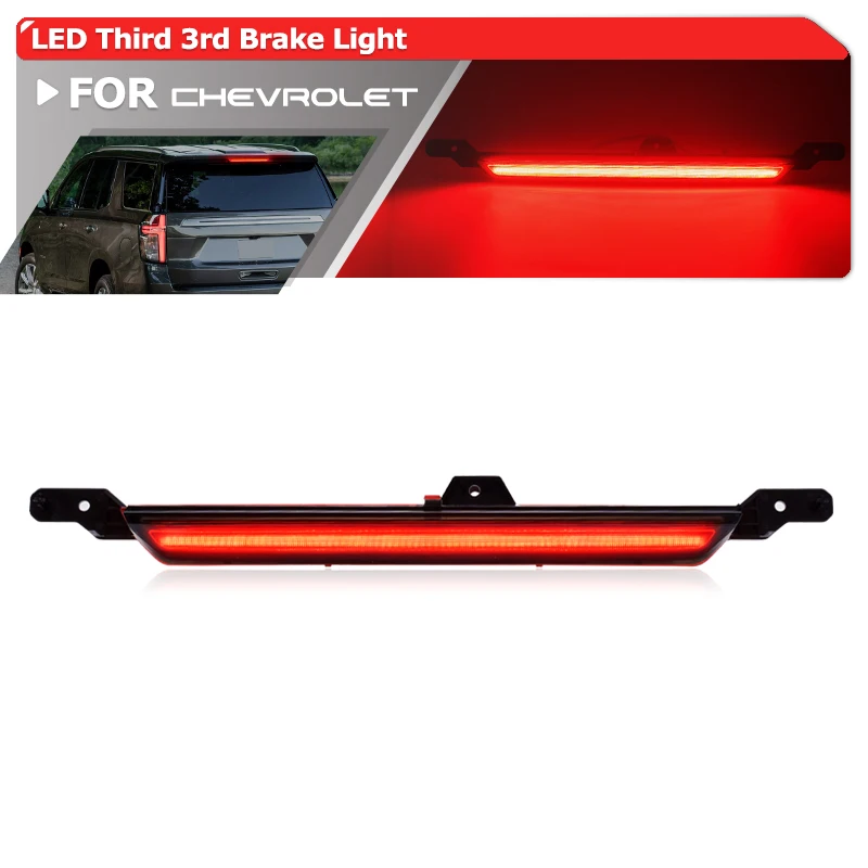 LED 3rd Brake Light Smoked Lens For 2021-2025 Tahoe, Suburban, Yukon, Escalade – High Mount Assembly