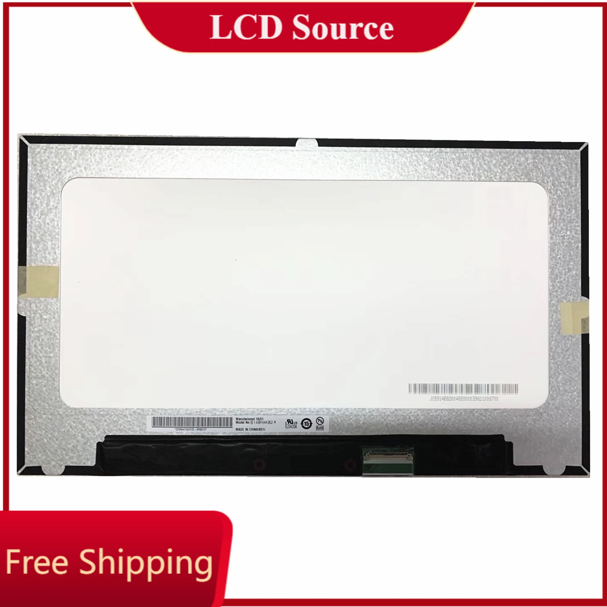 B140HAK02.4 터치 14.0 인치 60HZ 패널 교체 1920*1080 40 핀 EDP 노트북 LED LCD 화면