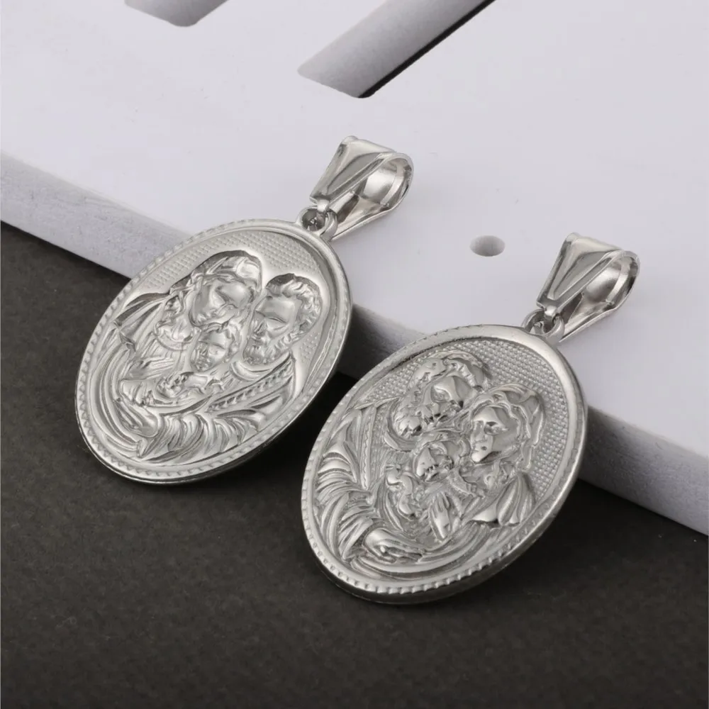 Holy Family Pendant Necklace 3