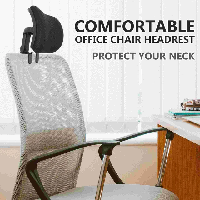 Reposacabezas de silla ergonómica de altura y ángulo ajustables, almohada,  reposacabezas, silla de oficina - AliExpress