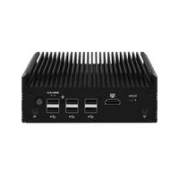 HUNSN Triple Display Micro Firewall Appliance,Mini PC,PFSense,Mikrotik,Alder Lake-N N100/N305, OPNsense,VPN,Router PC,RJ35,4LAN 2