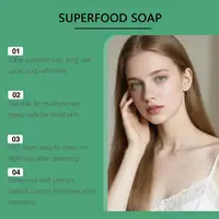Savon au curcuma et au citron (1 ou 2 pièces) pour l'élimination des taches brunes, l'éclaircissement de la peau, le lavage du visage et du corps, le nettoyage en profondeur, la nutrition et l'atténuation de l'hyperpigmentation 3